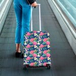 Watercolor Chrysanthemum Pattern Print Luggage Cover