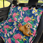 Watercolor Chrysanthemum Pattern Print Pet Car Back Seat Cover
