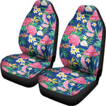 Watercolor Chrysanthemum Pattern Print Universal Fit Car Seat Covers