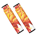 Watercolor Chrysanthemum Print Car Seat Belt Covers