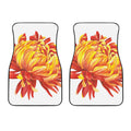 Watercolor Chrysanthemum Print Front Car Floor Mats