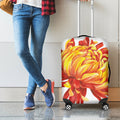 Watercolor Chrysanthemum Print Luggage Cover