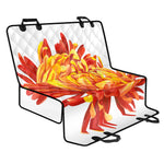 Watercolor Chrysanthemum Print Pet Car Back Seat Cover