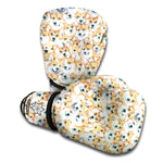 Watercolor Corgi Pattern Print Boxing Gloves