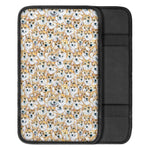 Watercolor Corgi Pattern Print Car Center Console Cover