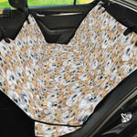 Watercolor Corgi Pattern Print Pet Car Back Seat Cover