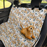 Watercolor Corgi Pattern Print Pet Car Back Seat Cover