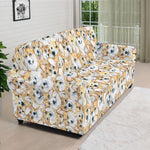 Watercolor Corgi Pattern Print Sofa Cover