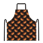 Watercolor Crab Pattern Print Apron