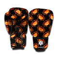 Watercolor Crab Pattern Print Boxing Gloves