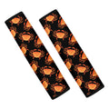 Watercolor Crab Pattern Print Car Seat Belt Covers