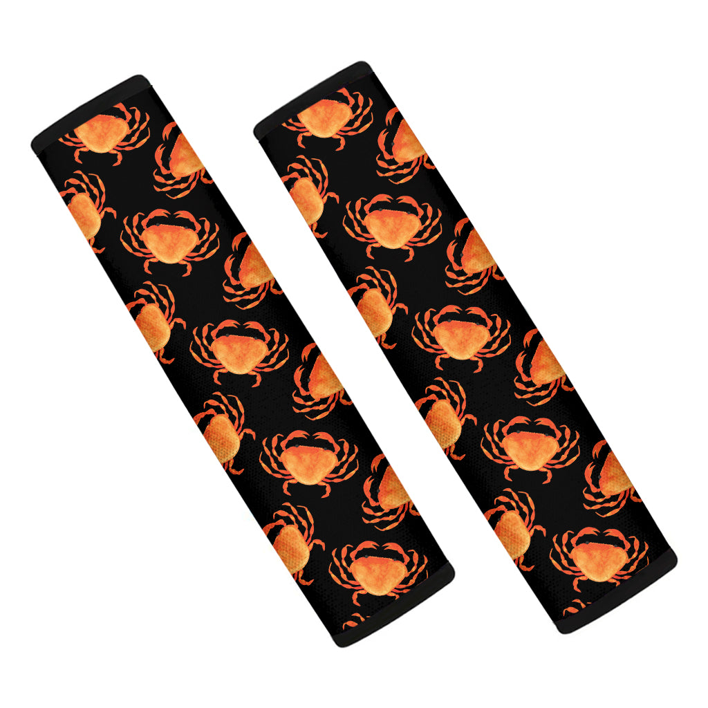 Watercolor Crab Pattern Print Car Seat Belt Covers