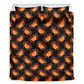 Watercolor Crab Pattern Print Duvet Cover Bedding Set
