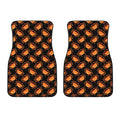 Watercolor Crab Pattern Print Front Car Floor Mats