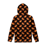 Watercolor Crab Pattern Print Pullover Hoodie