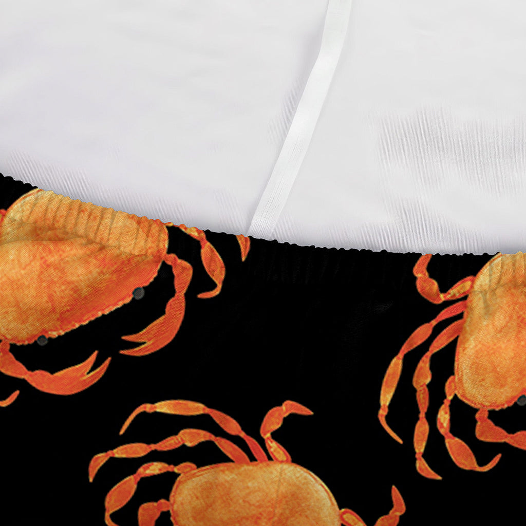 Watercolor Crab Pattern Print Sofa Cover