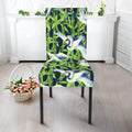 Watercolor Crane Bird Pattern Print Dining Chair Slipcover