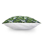 Watercolor Crane Bird Pattern Print Pillow Cover