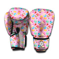 Watercolor Cupcake Pattern Print Boxing Gloves