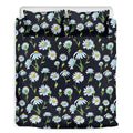 Watercolor Daisy Floral Pattern Print Duvet Cover Bedding Set