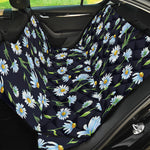Watercolor Daisy Floral Pattern Print Pet Car Back Seat Cover
