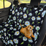 Watercolor Daisy Floral Pattern Print Pet Car Back Seat Cover