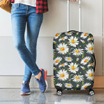 Watercolor Daisy Flower Pattern Print Luggage Cover