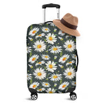 Watercolor Daisy Flower Pattern Print Luggage Cover