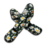 Watercolor Daisy Flower Pattern Print Muay Thai Shin Guard