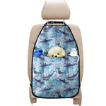 Watercolor Dolphin In The Sea Print Car Seat Organizers