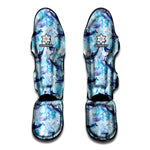 Watercolor Dolphin In The Sea Print Muay Thai Shin Guard