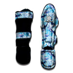 Watercolor Dolphin In The Sea Print Muay Thai Shin Guard