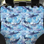 Watercolor Dolphin In The Sea Print Pet Car Back Seat Cover