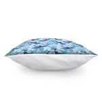 Watercolor Dolphin In The Sea Print Pillow Cover