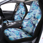 Watercolor Dolphin In The Sea Print Universal Fit Car Seat Covers