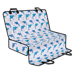Watercolor Dolphin Pattern Print Pet Car Back Seat Cover