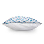 Watercolor Dolphin Pattern Print Pillow Cover
