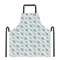 Watercolor Dragonfly Pattern Print Apron
