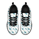 Watercolor Dragonfly Pattern Print Black Sneakers