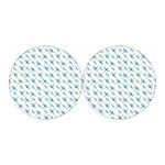 Watercolor Dragonfly Pattern Print Car Coasters