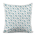 Watercolor Dragonfly Pattern Print Pillow Cover