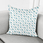 Watercolor Dragonfly Pattern Print Pillow Cover