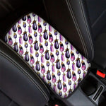 Watercolor Eggplant Pattern Print Car Center Console Cover
