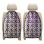 Watercolor Eggplant Pattern Print Car Seat Organizers