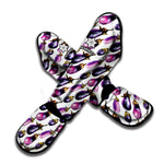 Watercolor Eggplant Pattern Print Muay Thai Shin Guard