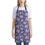 Watercolor Eggplant Print Apron
