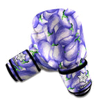 Watercolor Eggplant Print Boxing Gloves