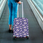 Watercolor Eggplant Print Luggage Cover