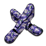 Watercolor Eggplant Print Muay Thai Shin Guard