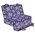Watercolor Eggplant Print Pet Car Back Seat Cover